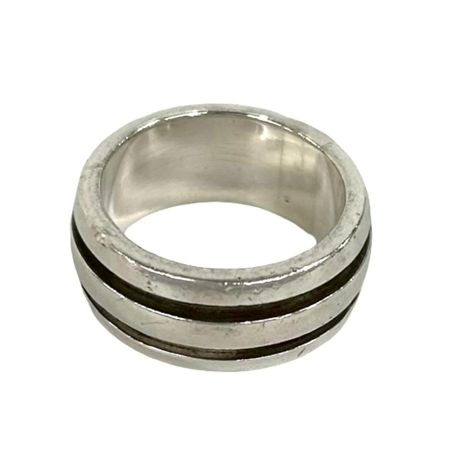 TIFFANY&Co.（ティファニー） 極 美品 グルーブド ダブルライン リング