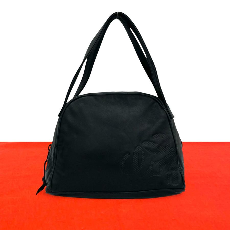 LOEWE（ロエベ） 極 美品 ヴィンテージ アナグラム ロゴ ナッパ レザー