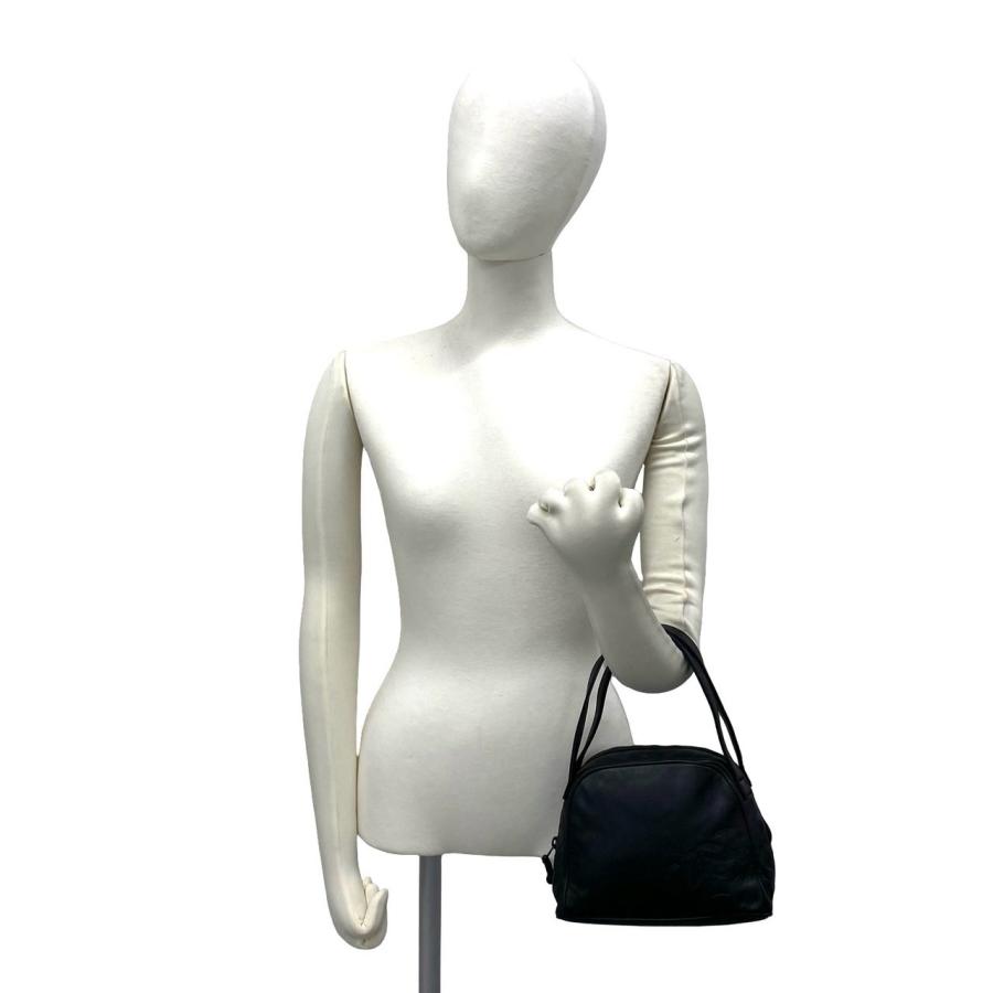 LOEWE（ロエベ） 極 美品 ヴィンテージ アナグラム ロゴ ナッパ レザー