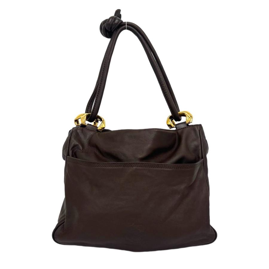 LOEWE（ロエベ） 極 美品 ヴィンテージ アナグラム ロゴ ナッパレザー