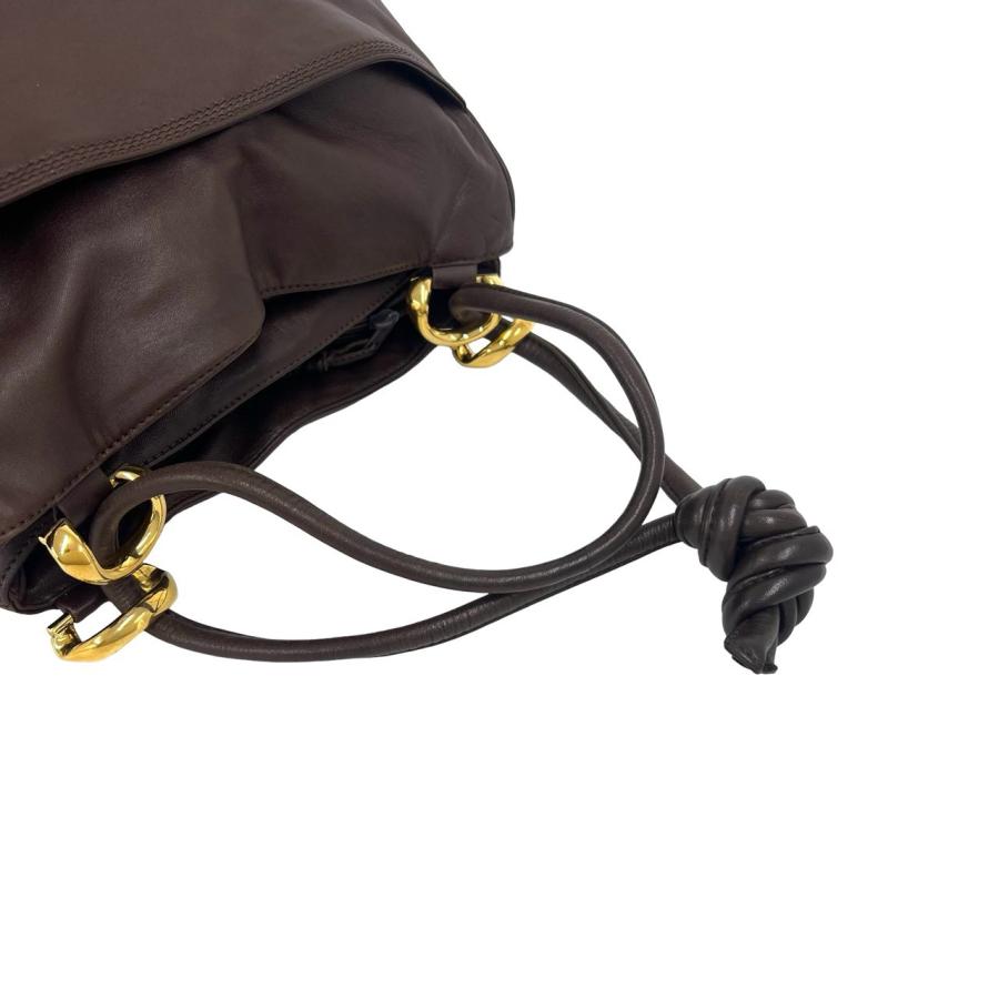 LOEWE（ロエベ） 極 美品 ヴィンテージ アナグラム ロゴ ナッパレザー