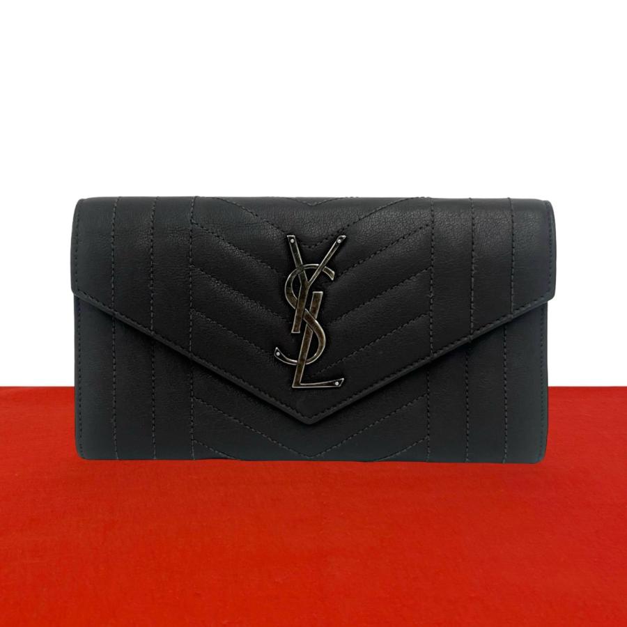 極 美品 希少品 SAINT LAURENT PARIS サンローランパリ YSL カサンドラ