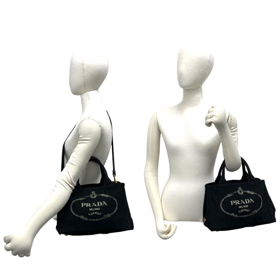PRADA（プラダ） 極 美品 希少品 カナパ ロゴ プリント キャンバス