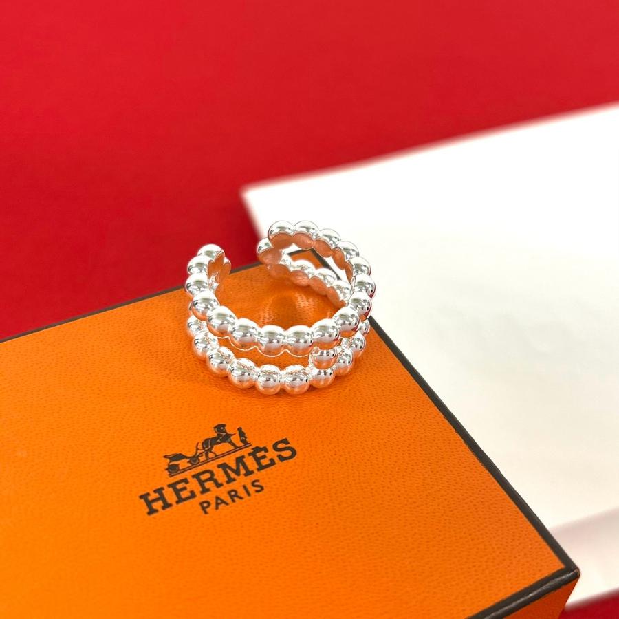 レア　ヴィンテージ　HERMES エルメス シルバーリング 指輪 HERMES（エルメス） 極 美品 保存箱付き パラード リング シルバー925