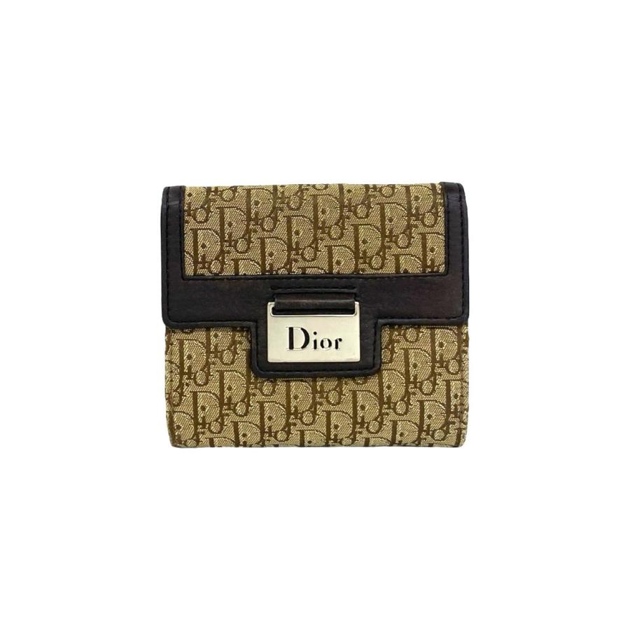 極 美品 Christian Dior ディオール ヴィンテージ トロッター 柄 ロゴ
