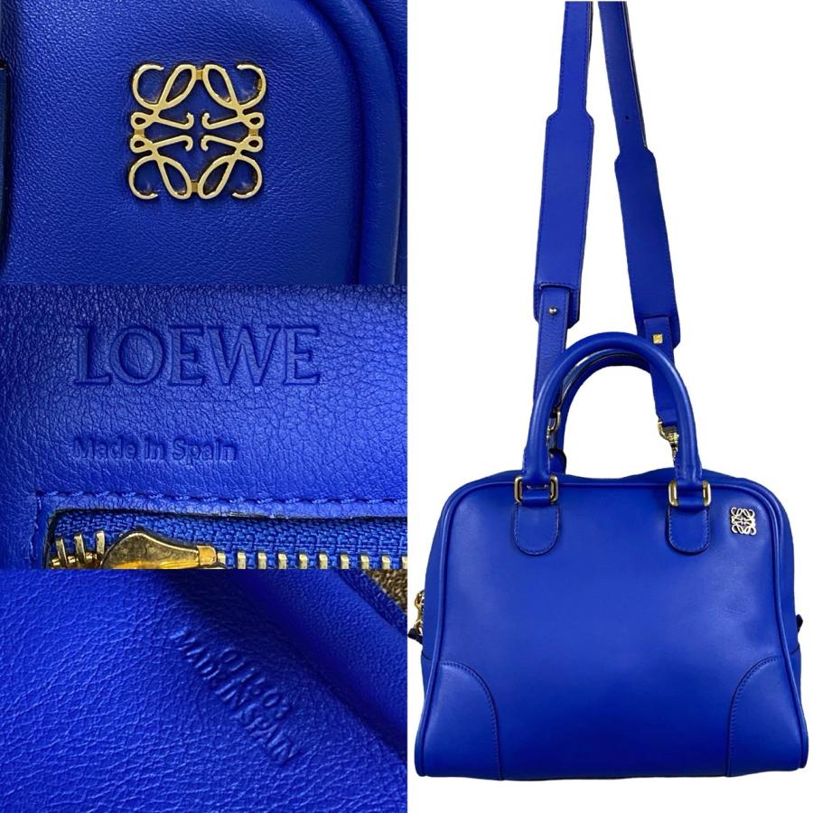 LOEWE（ロエベ） 極 美品 袋付 希少品 アマソナ75 アナグラム ロゴ