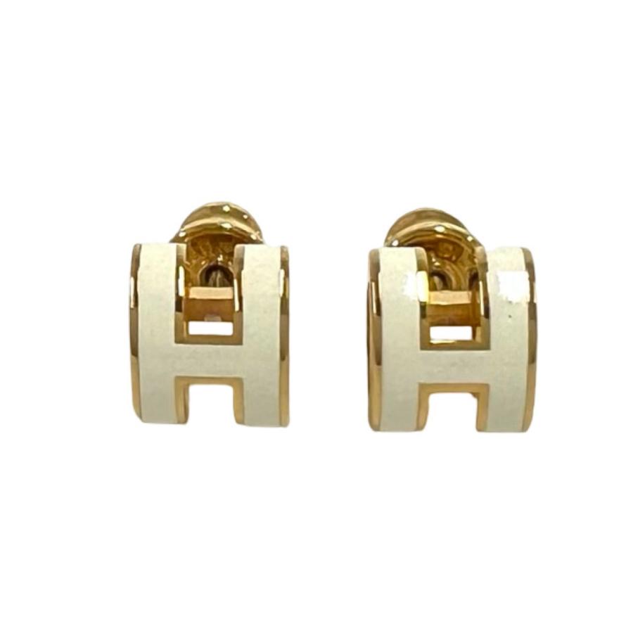 HERMES（エルメス） 極 美品 箱 袋付き ミニ ポップアッシュ ピアス GP