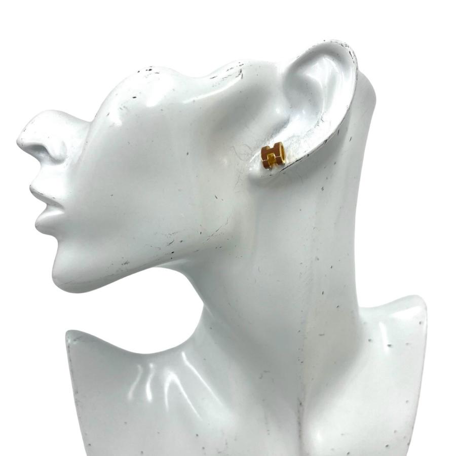 HERMES（エルメス） 極 美品 箱 袋付き ミニ ポップアッシュ ピアス GP