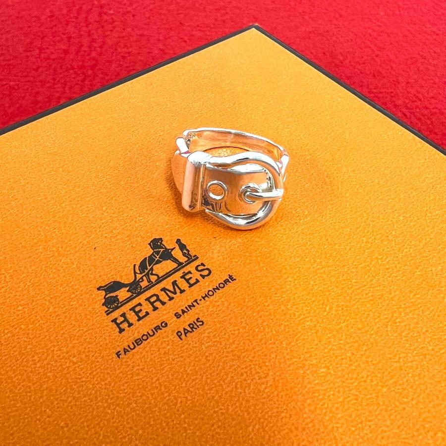 HERMES（エルメス） 極 美品 ヴィンテージ ブックル セリエ リング