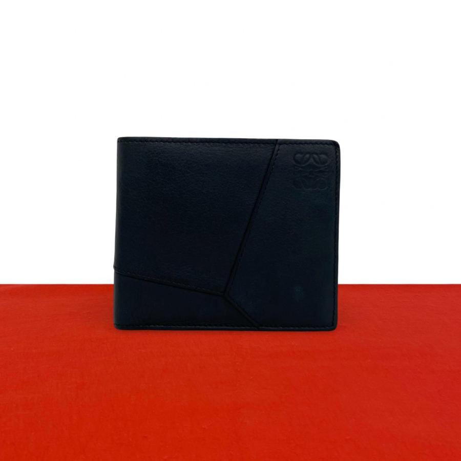 LOEWE（ロエベ） 極 美品 パズル バイフォールド コインウォレット