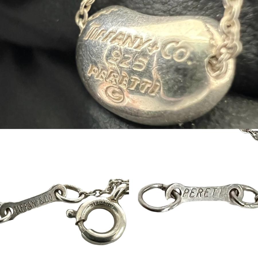 TIFFANY&Co.（ティファニー） 極 美品 ビーンズ ネックレス シルバー