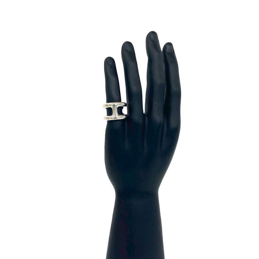 HERMES（エルメス） 極 美品 保存箱付 オスモズ リング GM シルバー925
