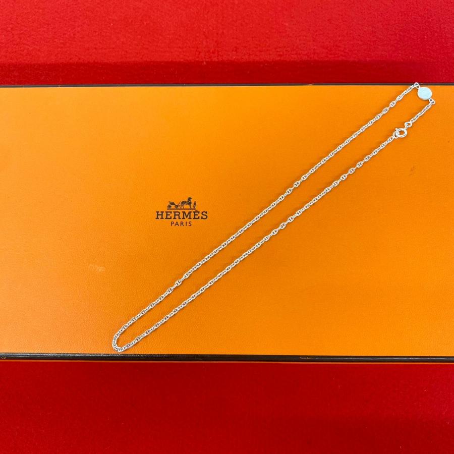 HERMES（エルメス） 極 美品 シェーヌダンクル セリエ ネックレス ロゴ