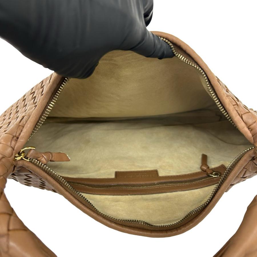 極 美品 袋付き BOTTEGA VENETA ボッテガヴェネタ ホーボー イントレ