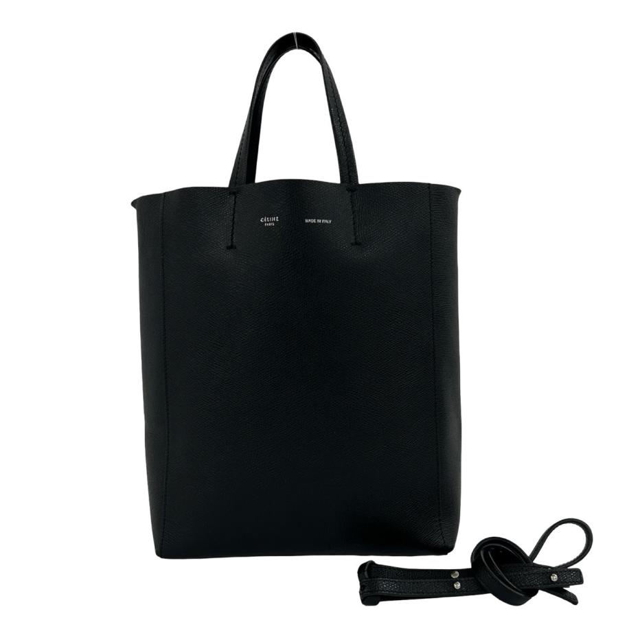 CELINE（セリーヌ） 極 美品 バーティカル カバ スモール レザー 本革 