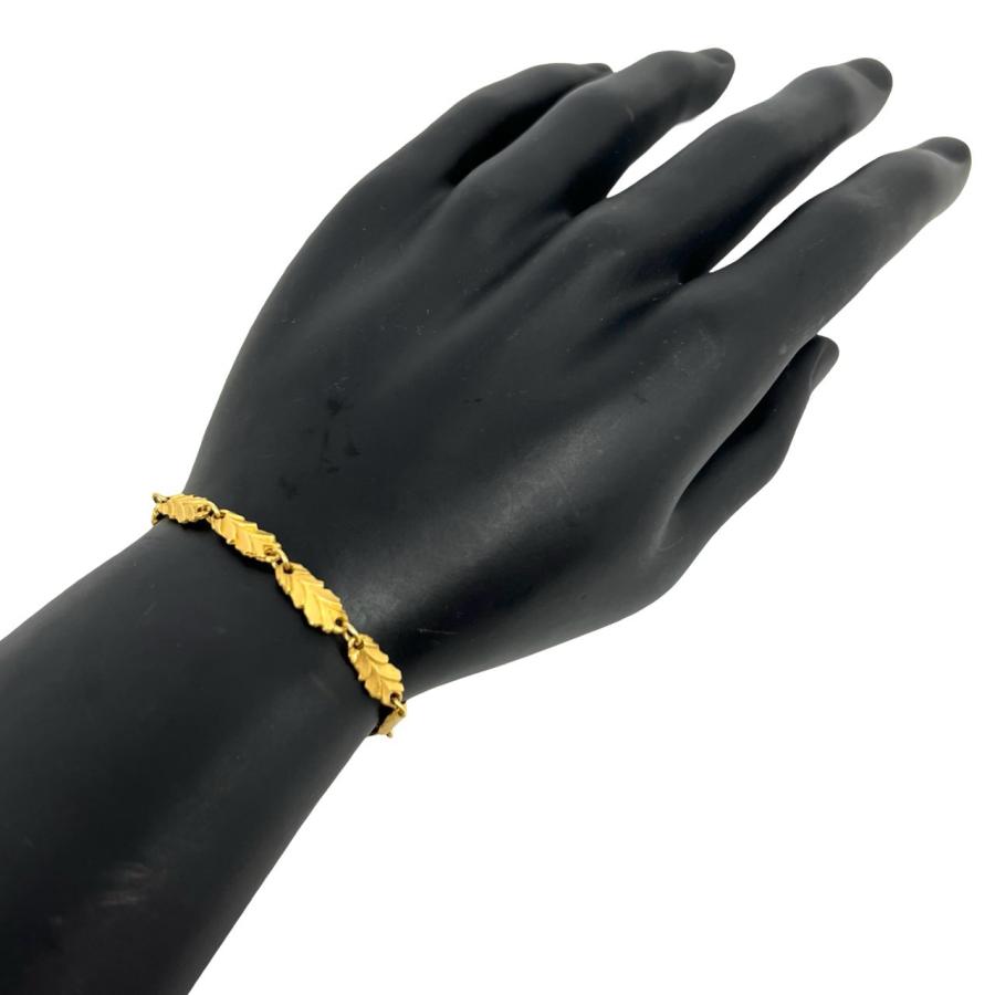 クリスチャンディオール　ヴィンテージブレスレット　Christian Dior 極 美品 Christian Dior クリスチャンディオール ヴィンテージ リーフ