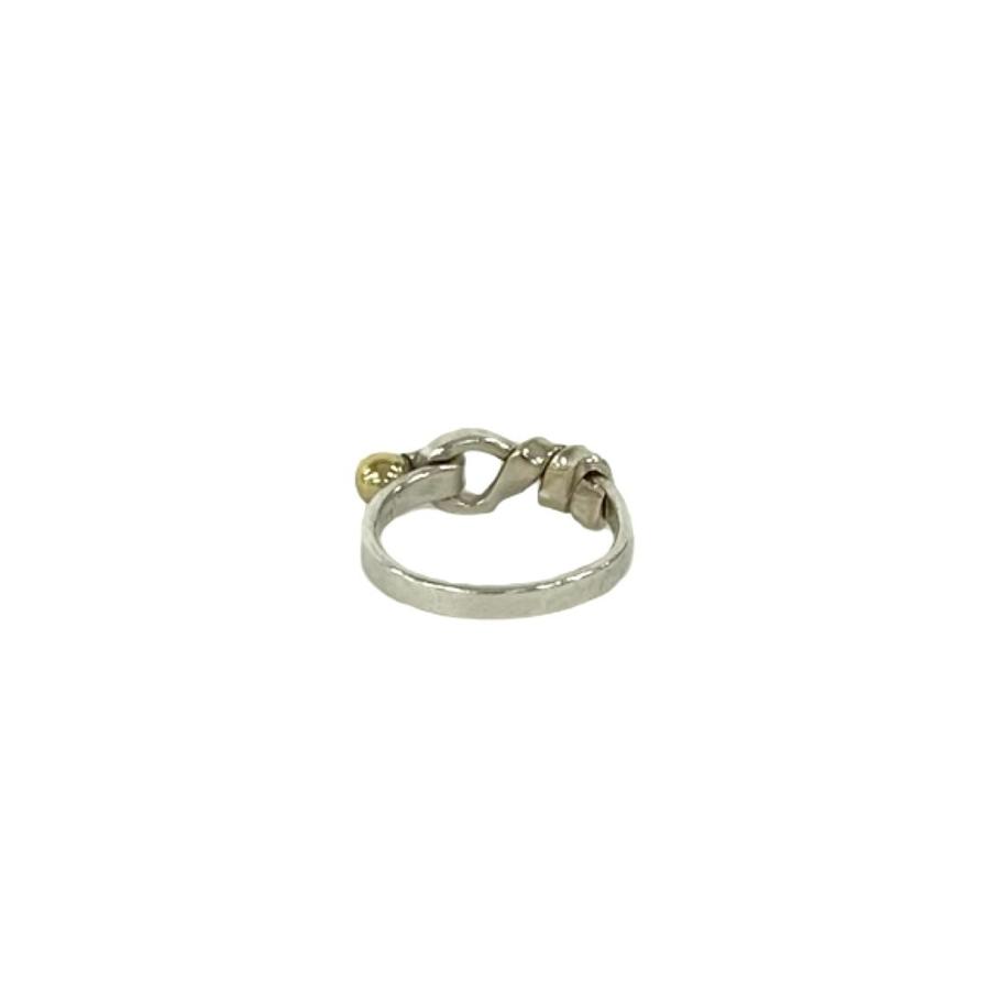 TIFFANY&Co.（ティファニー） 極 美品 ラブノット リング フック＆アイ