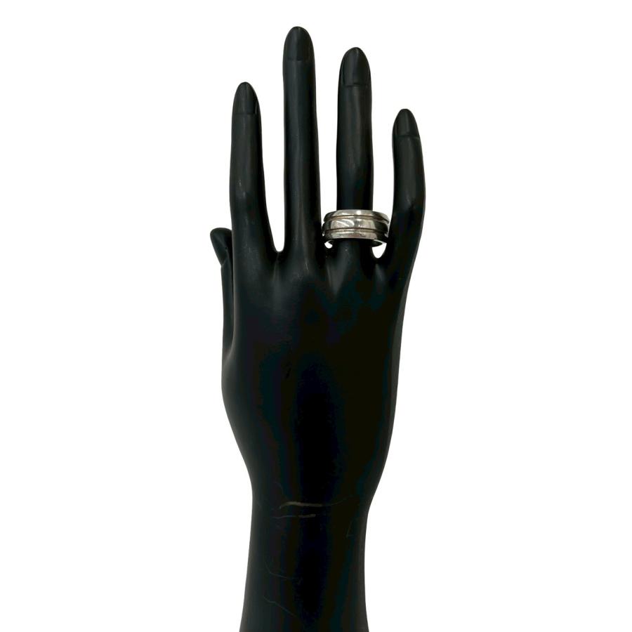 TIFFANY&Co.（ティファニー） 極 美品 グルーブド ダブルライン リング
