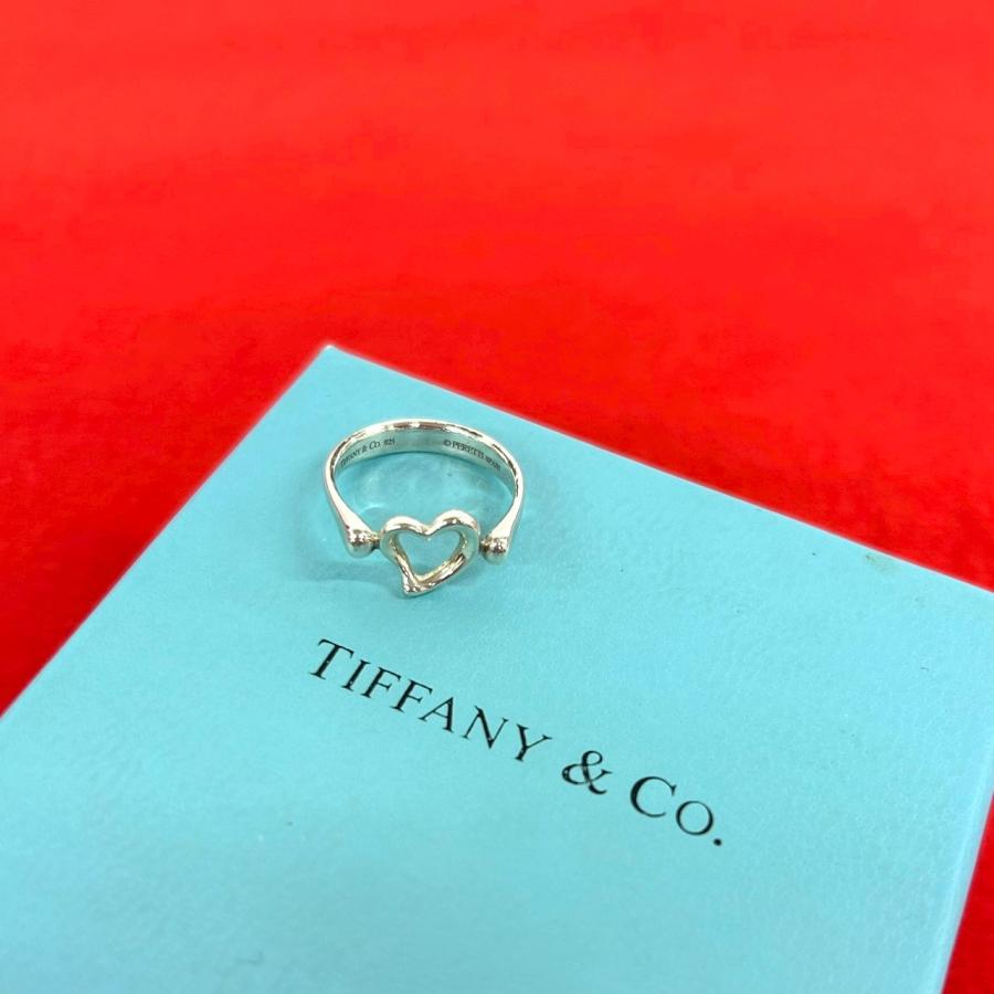 TIFFANY&Co.（ティファニー） 極 美品 希少品 オープンハート リング