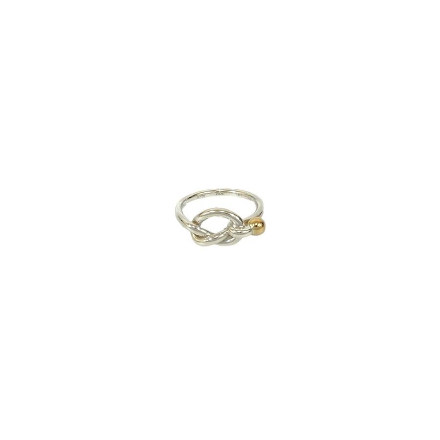 TIFFANY&Co.（ティファニー） 極 美品 ラブノット リング フック＆アイ 