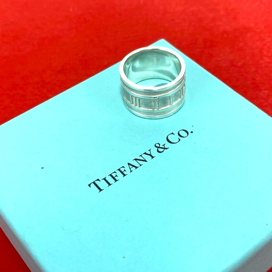 極美品✨ ティファニー リング ワイド アトラス AG925 #16 TIFFANY&Co.（ティファニー） 極 美品 箱 袋付き アトラス ワイド