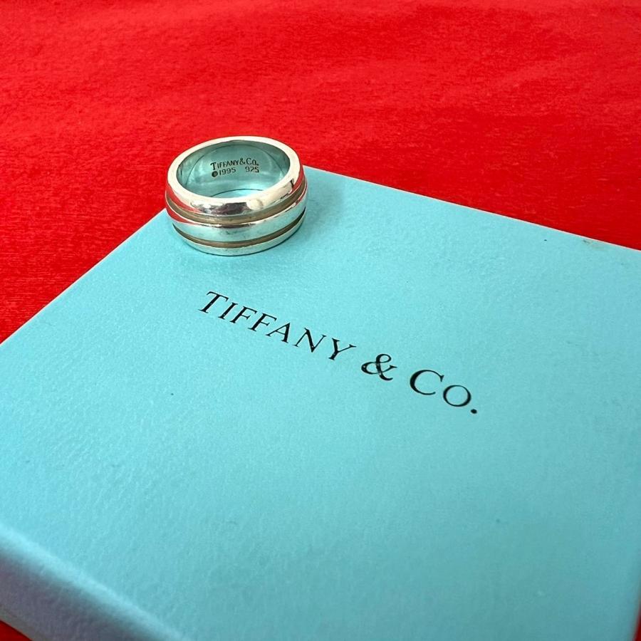 極美品✨ ティファニー リング グルーブド ダブルライン AG925 #12 TIFFANY&Co.（ティファニー） 極 美品 グルーブド ダブルライン リング
