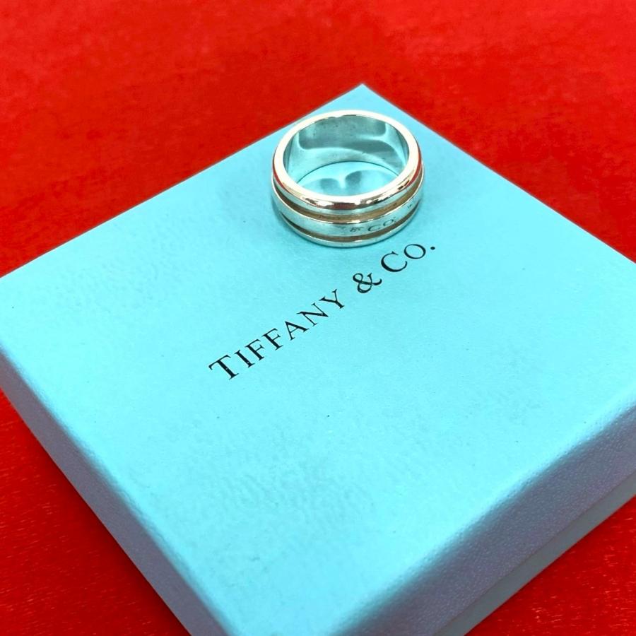 TIFFANY&Co.（ティファニー） 極 美品 グルーブド リング シルバー925