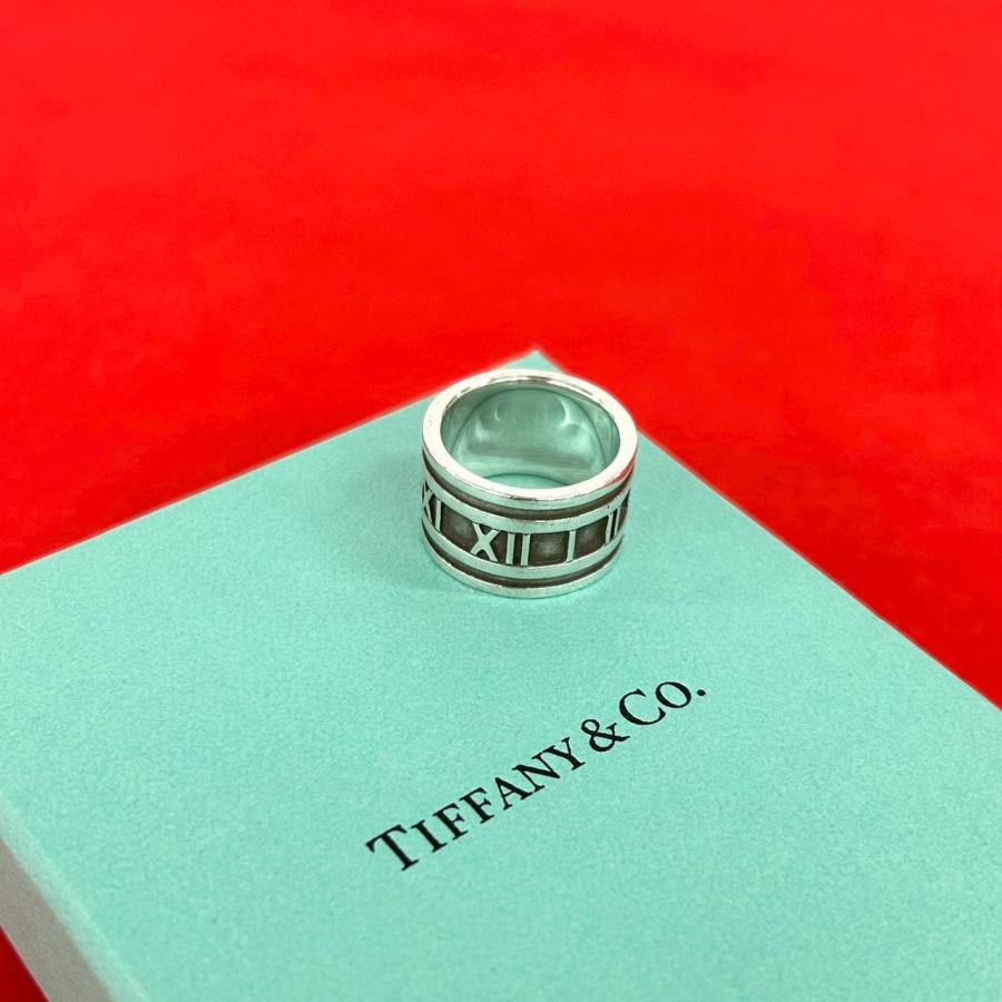 美品◎ ティファニー アトラスリング ネックレス シルバー925 男女兼用 TIFFANY&Co.（ティファニー） 極 美品 アトラス リング シルバー925