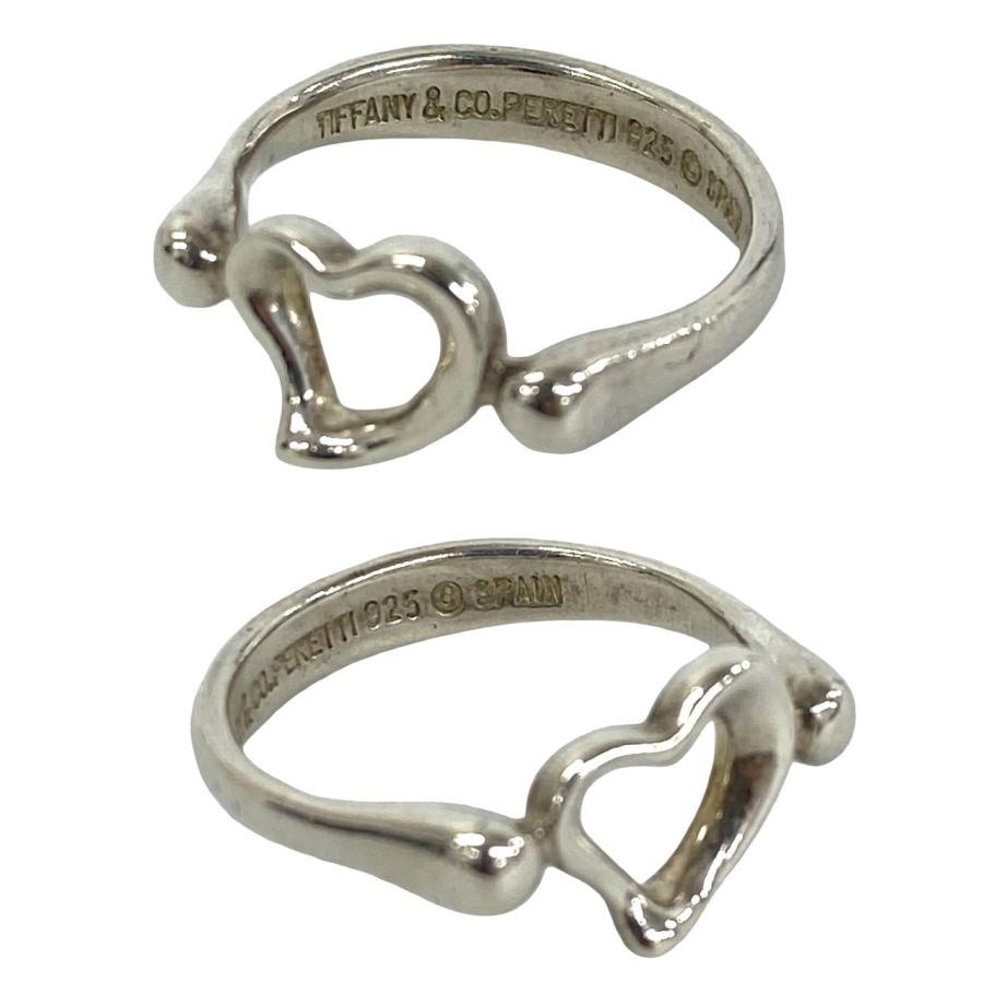 TIFFANY&Co.（ティファニー） 極 美品 袋付き オープン ハート リング