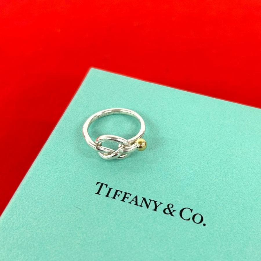 TIFFANY & Co. ラブノット リング　925 750 11号 TIFFANY&Co.（ティファニー） 極 美品 ラブノット リング シルバー925