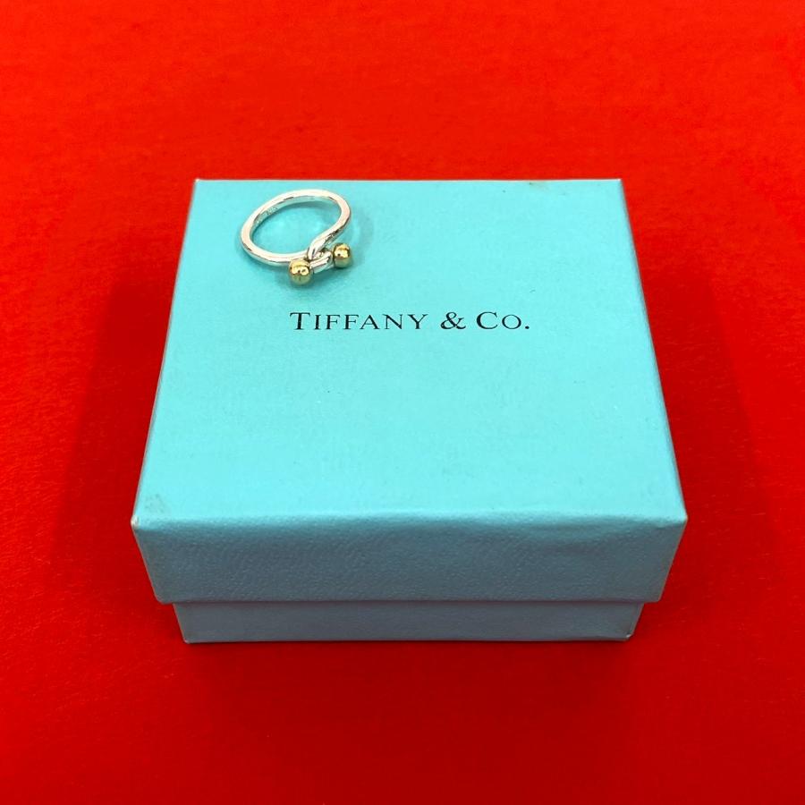 Tiffany & Co. ダブルアイ フック＆アイ リング TIFFANY&Co.（ティファニー） 極 美品 ダブルアイ リング フック＆アイ