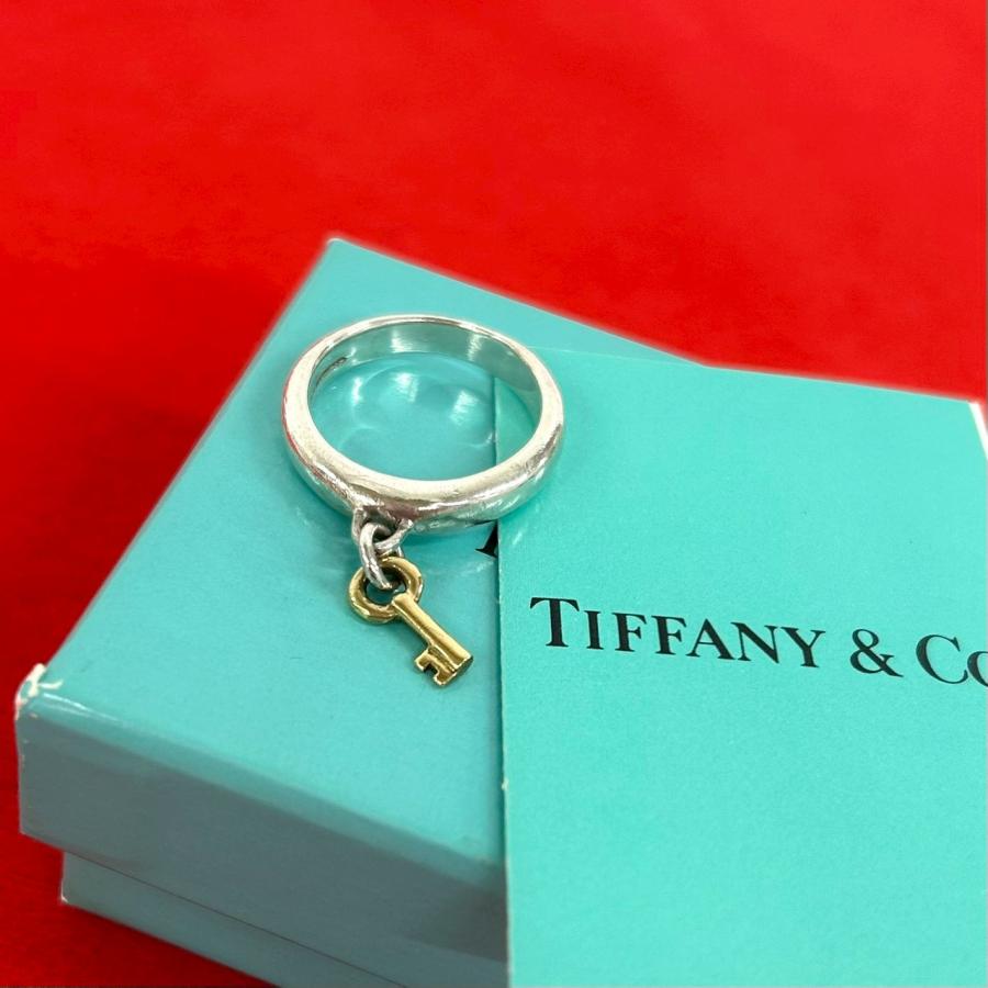 TIFFANY&Co.（ティファニー） 極 美品 箱付き キー チャーム リング 