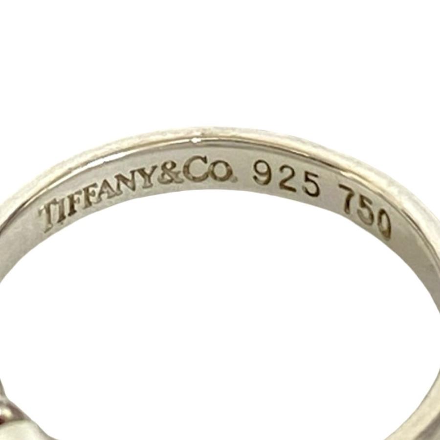 TIFFANY&Co.（ティファニー） 極 美品 フラットワイヤー リング フック