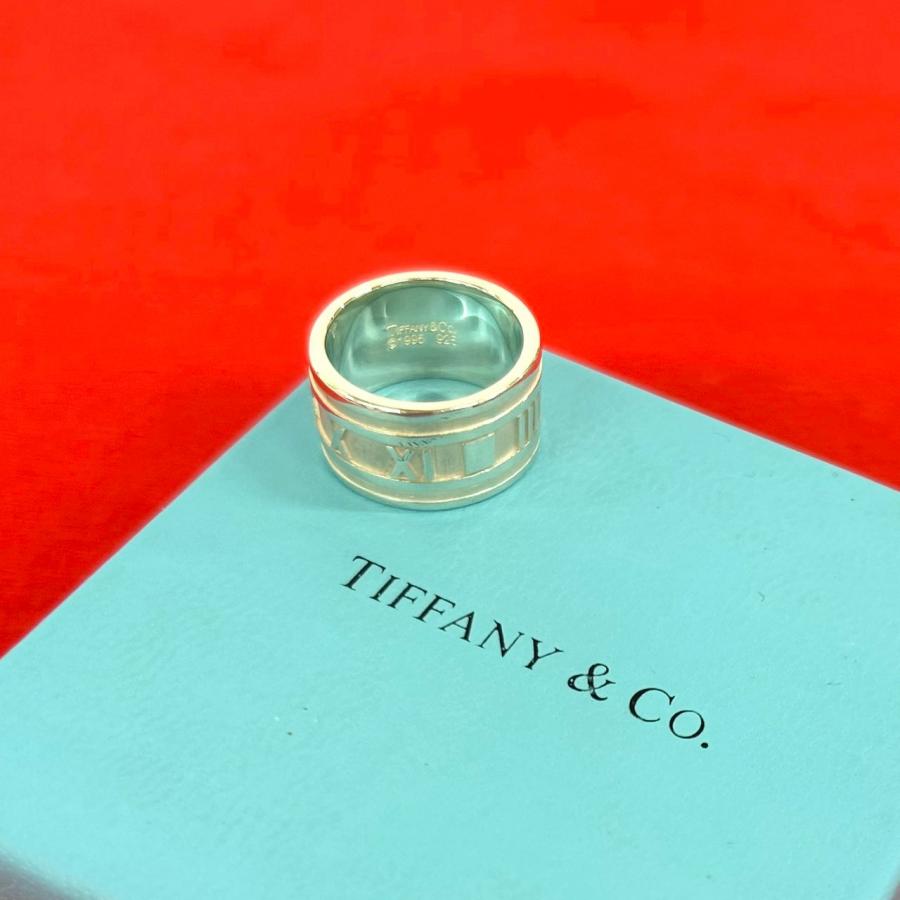 【15号】ティファニー　アトラス　ワイド　リング　シルバー　美品 TIFFANY&Co.（ティファニー） 極 美品 ヴィンテージ アトラスワイド