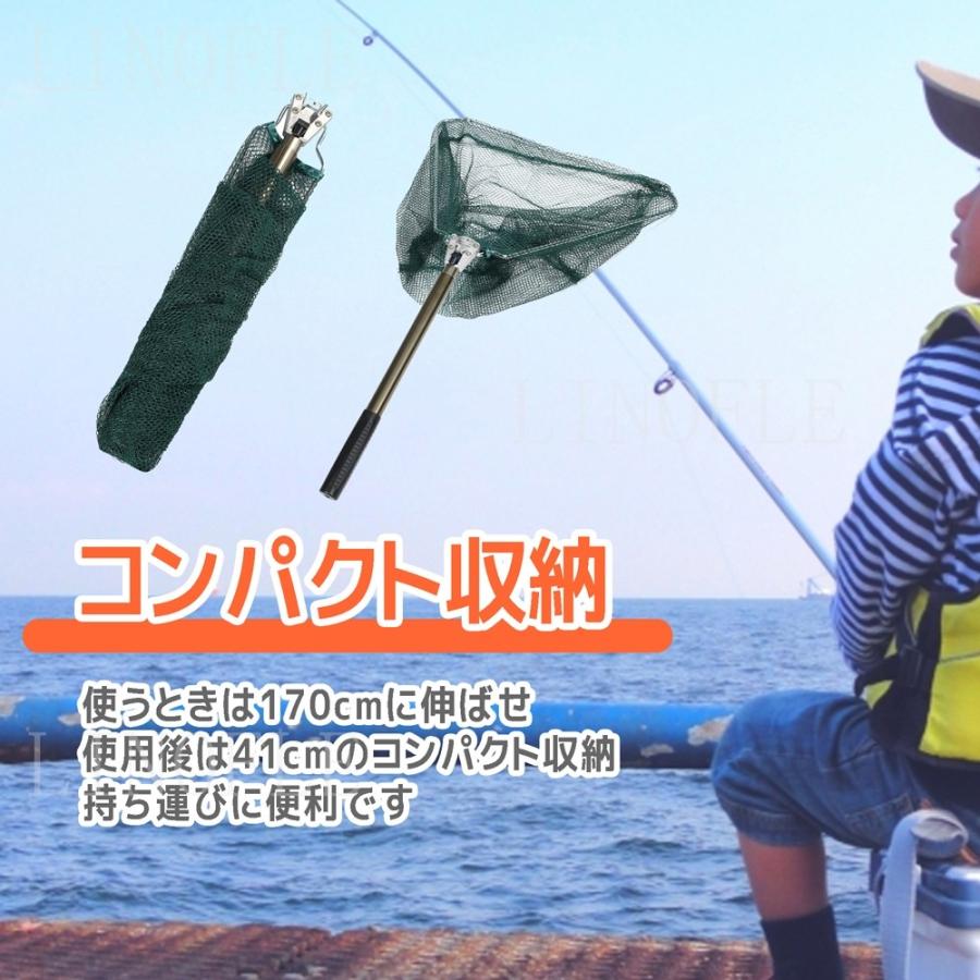 網 釣具 タモ網 魚 釣り 伸縮 折りたたみ式 ランディングネット 釣り網 柄 玉網 フィッシング ワンタッチ たも網 爆買 |  | 02