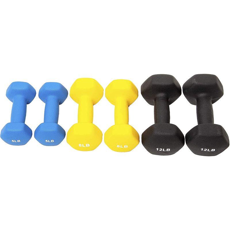 日本正規輸入品バランスフロム(BalanceFrom) ダンベルセット カラーネオプレンコーティング マルチカラー スタンド付 D5812 スタンド付 D5812 BalanceFrom ダンベルセット カラーネオプレンコーティング マルチカラー 　 サイズ
