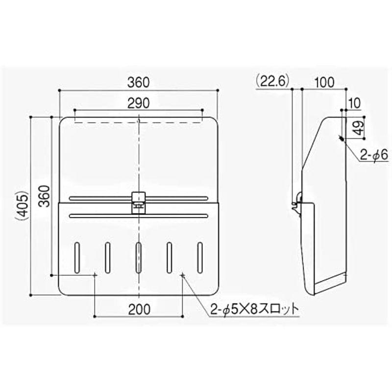 メーカー公式ショップ】シブタニ 郵便受箱 アイボリーホワイト DP-151