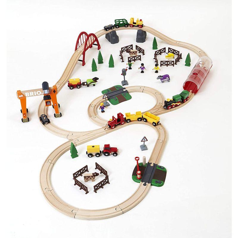 BRIO (ブリオ) WORLD 2019年クリスマス限定レールセット木製レール おもちゃ80000-130 ブリオ WORLD サイズ
