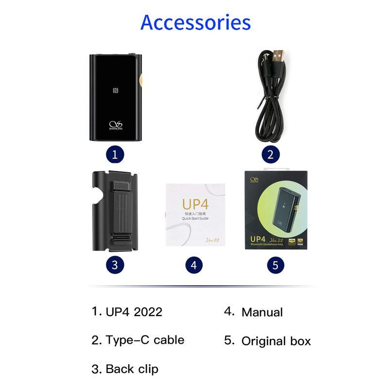 SHANLING UP4 2022 ポータブルヘッドフォンアンプ ポータブルバランス Bluetooth5.0 USB DAC 2 x ES UP4 ポータブルヘッドフォンアンプ ポータブルバランス Bluetooth5 USB DAC mm サイズ