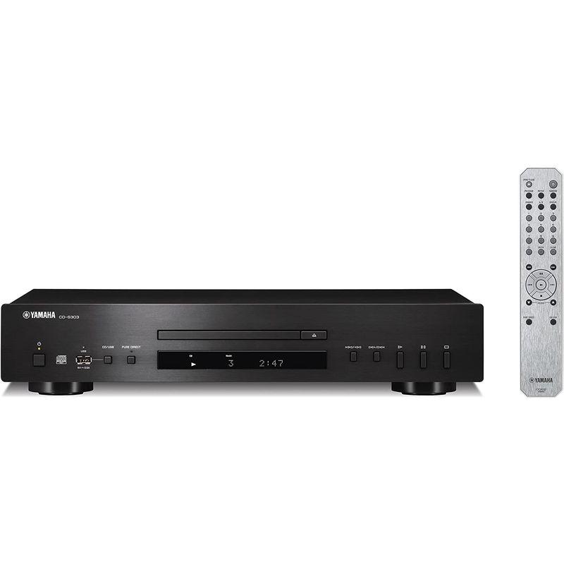 秋冬の主役◎ YAMAHA CDプレーヤー エントリーモデル ブラック CD-S303(B) 【3919805372】(21075円)