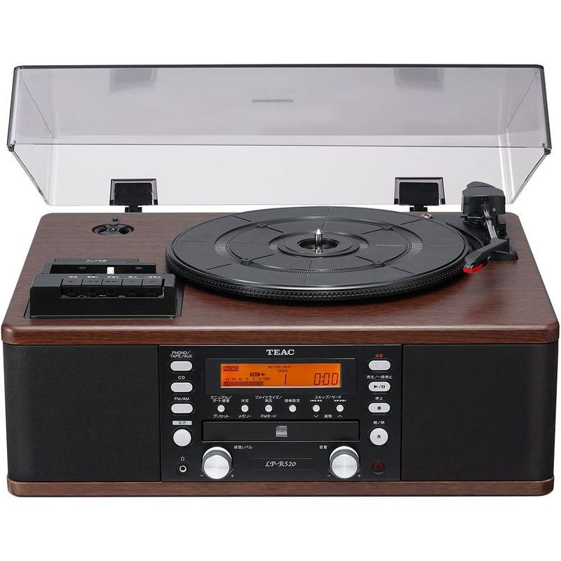 匿名配送 TEAC ターンテーブル/カセットプレーヤー付CDレコーダー LP-R520(WA) 【GM1013220726】(36109円)