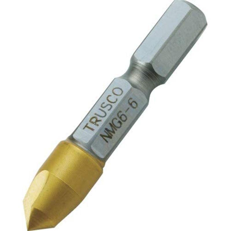 TRUSCO(トラスコ) 六角軸ナイスメンG 1枚刃 6mm チタンコーティング NMG6-6 :20230304225311-01868