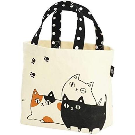 レディースファッション ブランド 新品 トートバッグ 小 猫３兄弟 ランチバッグ エコバッグ 手提げ 帆布 布バッグ 猫 Ki 091 ３匹 小 Fepmtjlevb Wrestlesquare Com