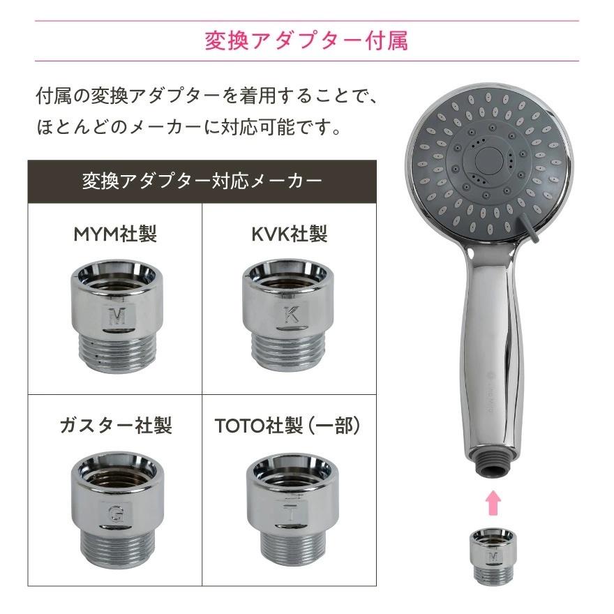 Lino Mirai シャワーヘッド マイクロバブル 節水 ミスト 毛穴