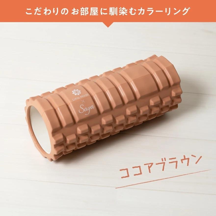 Lino Mirai（リノミライ） フォームローラー さやピラ 抗菌 ケース付き