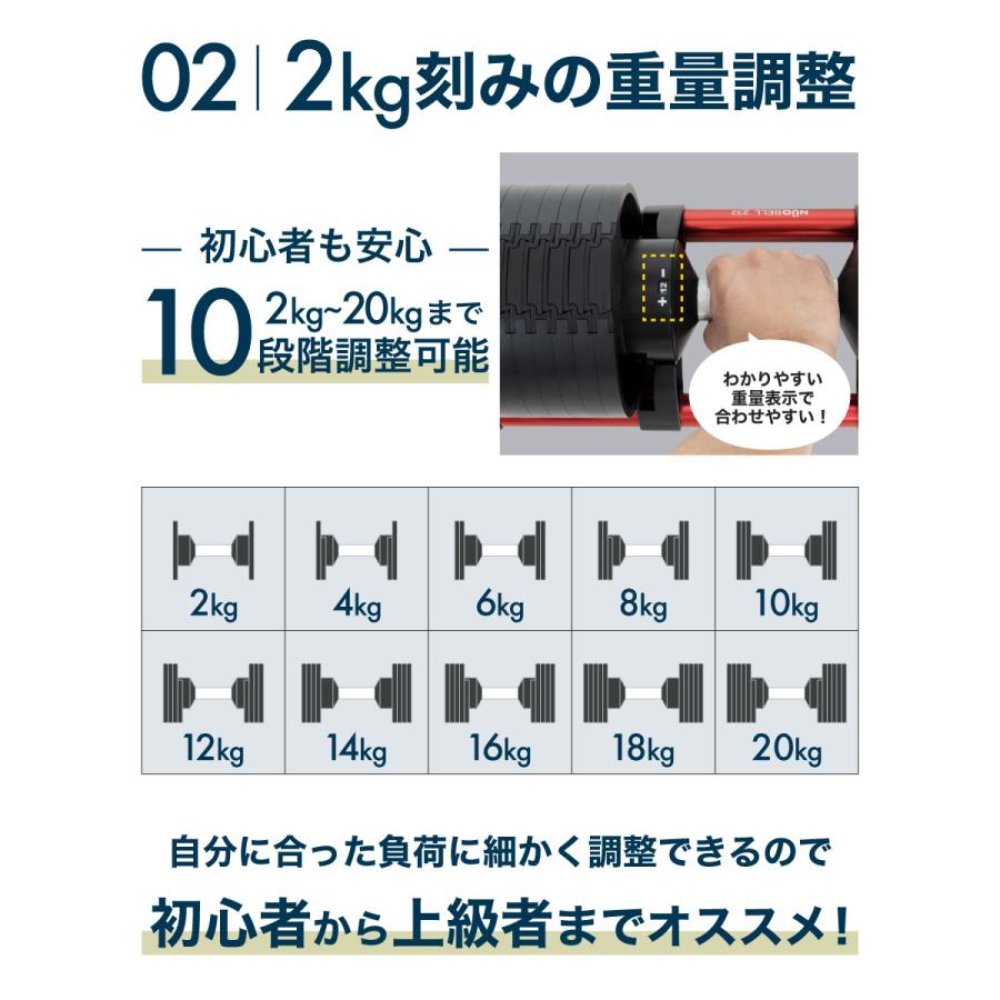 Mad Bull フレックスベル 20kg 2kg刻み 単品 FLEXBELL 可変式 Mad Bull フレックスベル 20kg 2kg刻み 単品 FLEXBELL 可変式