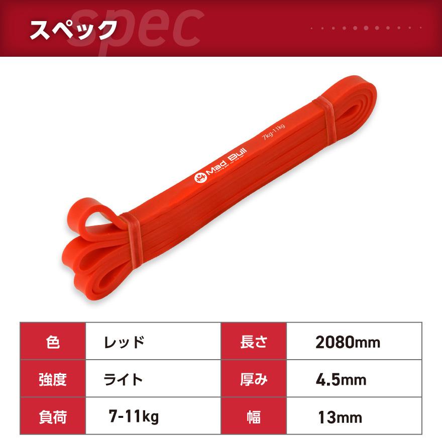 Mad Bull（マッドブル） トレーニングチューブ 4本セット 懸垂チューブ