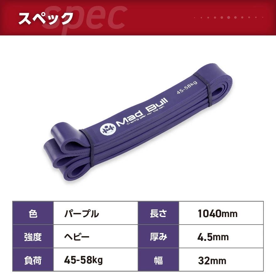 Mad Bull（マッドブル） トレーニングチューブ 4本セット 懸垂チューブ