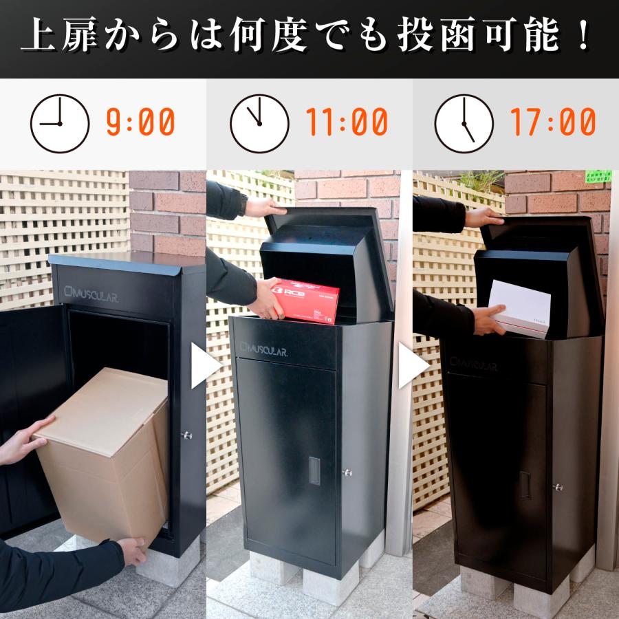 R2012宅配ボックス 戸建 置き配ボックス 後付け大型 一体型 大容量 防水 宅配ボックス 戸建 置き配ボックス2012 後付け大型 一体型 大