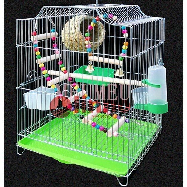 バードケージ 鳥籠 鳥用品 ペット用品 ゲージ 鳥かご 文鳥 おうむ 小鳥 インコ用 飼育ケース 飼育ケージ 移動便利 室内外兼用 キャリー お出かけ｜linonanastore｜02